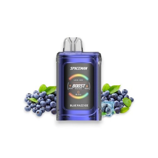 SMOK SPACEMAN BLUE RAZZ ICE 20000 PUFF 5%