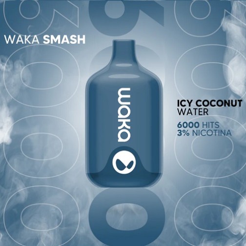 WAKA ICE COCONUT WATER 6000 PUFF 3%