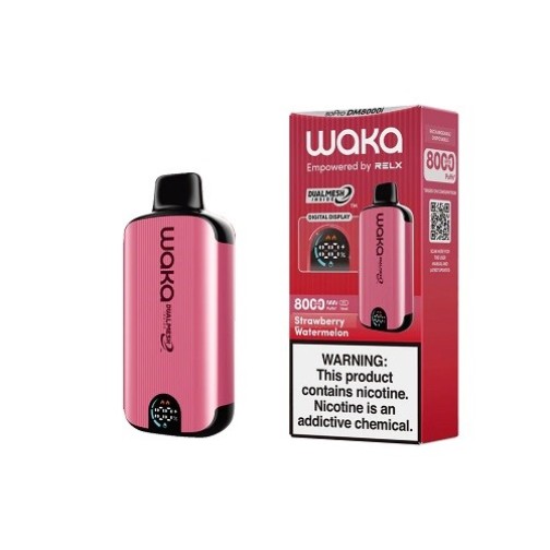 WAKA STRAWBERRY WATERMELON 8000 PUFF 3%