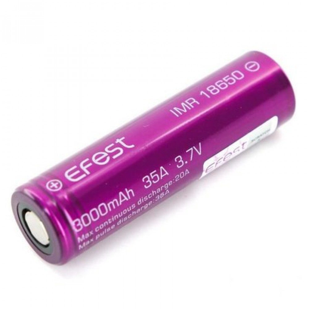 Bateria EFEST 18650 3500mAh 20A 3.7v
