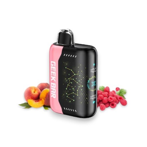 GEEKBAR PULSE X WHITE PEACH RASPEBERRY 25000 PUFFS