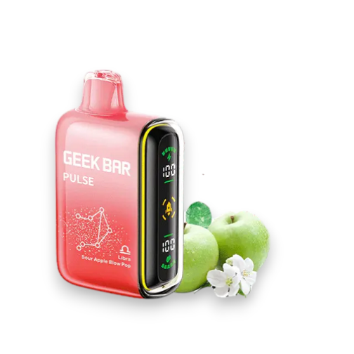 GEEKBAR PULSE SOUR APPLE BLOW POP 15000 PUFFS