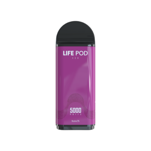 Life Pod Refil GRAPE ICE  5000 Puffs