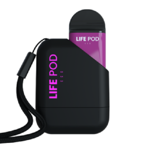 Life Pod Starter Kit + Refil GRAPE ICE 5000 Puffs