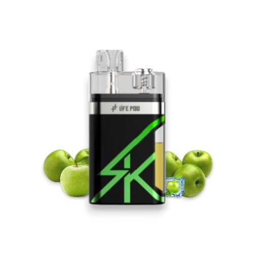 Life Pod SK Kit GREEN APPLE FROST 10000 Puffs