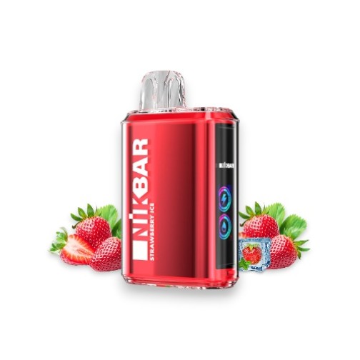 NIKBAR STRAWBERRY ICE 15000 PUFF 2%