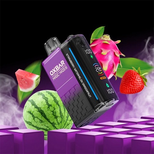 OXBAR STRAW WATERMELON DRAGON FRUIT 30000 PUFFS 5%