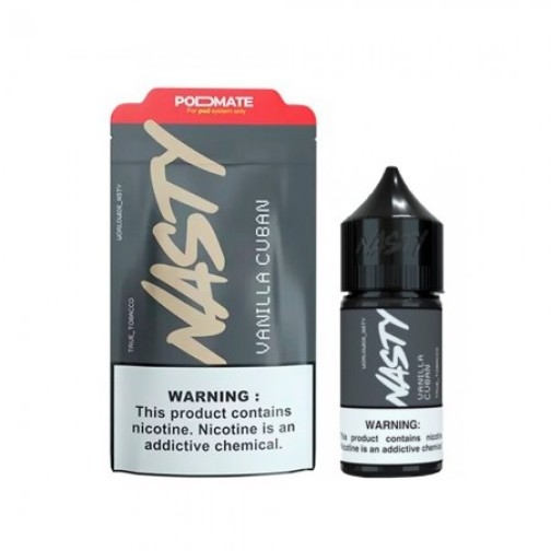 NASTY PODMATE VANILLA CUBAN NIC SALT 30ml