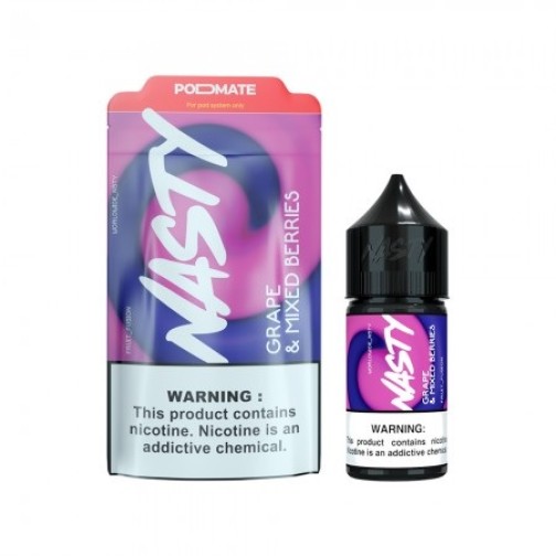 NASTY PODMATE GRAPE E MIXED BERRIES SALT 30ml