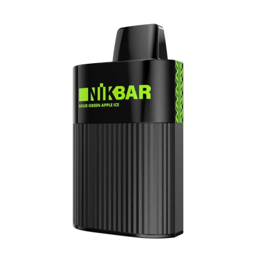 NIKBAR SOUR GREEN APPLE ICE  6000 PUFF 